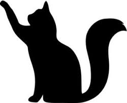 Free Cat Silhouette Clip Art Image Clip Art Silhouette Of A Cat Reaching Into The Sky Silhouette Clip Art Cat Clipart Silhouette Pictures
