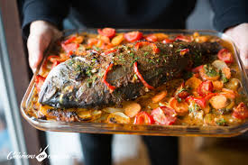 Daurade A La Chermoula Cuisinons En Couleurs Recette Recette Daurade Recette Dorade Poisson Au Four A La Marocaine