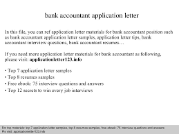 Check spelling or type a new query. Bank Accountant Application Letter