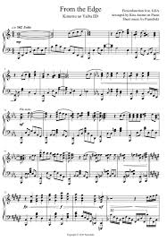 From The Edge Kimetsu No Yaiba Ed Piano Tutorials Piano Tutorial Sheet Music