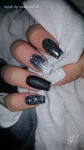Black And White Nail Ideas 2020 Black And White In 2020 Black White Nails Pink Nail Designs White Nails