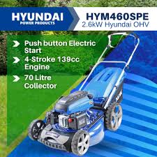 Hyundai lawnmowers make gardening efficient and easy. Lawnmowers Hyundai Power Products