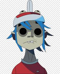 Noodle, like russel, had no spoken dialogue during the plastic beach era of gorillaz, despite eventually reuniting with the band. 2 D Gorillaz Murdoc Niccals Noodle Plastic Beach 2d Hat Head Png Pngegg