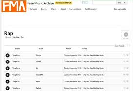 Top 3 Best Websites To Download Rap Music Freefree Music Archive 2 Rap Music Songs Website Download Free Music