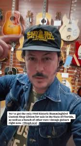 Dispatch 11/29/24 re: the only 1960 Historic Hummingbird #GibsonCustomShop  guitar available for sale in Florida (we got it here!) a 1 of 1 custom shop  Martin 000-40 a steal of a deal