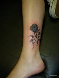 Black Rose Tattoo On Ankle Jpg 236 314 Pixels Ankle Tattoos For Women Rose Tattoo On Ankle Rose Tattoos For Women