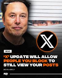 ElonMusk seemingly confirms a new update coming to Twitter/X that will  change how the “block” button works‼️👀 Musk says that the new block button will  “block that account from engaging with, but