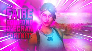 Comment Faire Un Fond D Ecran Wallpaper Fortnite Youtube