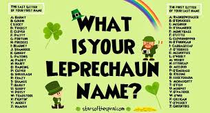 what is your leprechaun name stars of the spiral