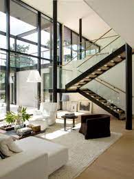 25 Tall Ceiling Living Room Design Ideas Tall Ceiling Living Room Staircase Design High Ceiling Living Room