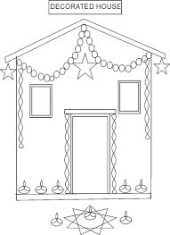 Click the button below to download and print this coloring sheet. Diwali Festival Coloring Pages