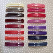 buch deichmann bunte haarspangen minimalist hair accessories retro accessories vintage pink