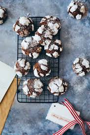 Schoko Crackle Cookie Rezept Rezept Schokokekse Deutsches Weihnachtsessen Schokoladen Crinkle
