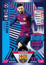 There are a lot of sports cards templates available as well as blank templates which you can customize yourself. Match Attax Champions League 18 19 Lionel Messi Limited Edition Trading Card Fc Barcelona 18 19 Buy Online In United Arab Emirates At Desertcart 91637045