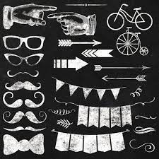 Clipart Chalkboard Elements Instant Download 54 Transparent Png Files Plus Eps Vector File Chalkboard Art Fonts Chalkboard Drawings Chalkboard Lettering