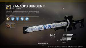 The fastest method is to complete heroic public events, which nets you 10 per completion. Parris On Twitter Izanagi S Burden Has Been Acquired What A Grind But It Was Fun Big Thanks To Uriyya Aaronshack64tv For Jumping Into Shattered Throne And My God That Pyramidion Strike Was