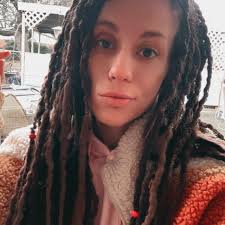 Alice Dreads Wolle ombre doppelendige Dreadlocks DE Dreads schwarz blau  silber grau grau gewickelt Akzente Boho Chic