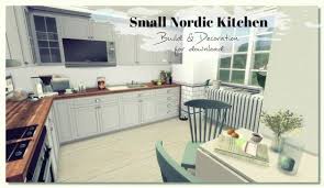 Dinha Gamer Small Nordic Kitchen Sims 4 Downloads Sims 4 Kitchen Nordic Kitchen Sims 4 Cc Furniture Living Rooms