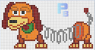 Slinky Dog Toy Story Perler Pattern Patrones Beads Plantillas Para Hama Disney Cross Stitch Patterns Disney Cross Stitch Stitch Toy