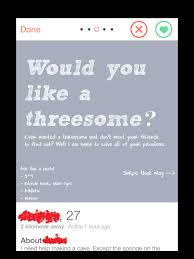 During this time i've tested catchy headlines, such as culinary wizard, seeking eager apprentice. Tinder For A Threesome What Is A Good Headline For My Online Dating Profile Peter Dendis