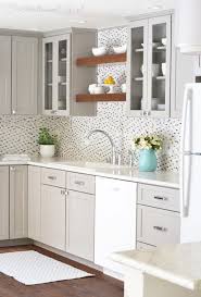 gray + white kitchen remodel