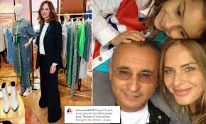 Trinny Woodall posts a picture of her late ex-husband | Daily Mail Online