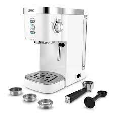 This might be great if, for example, several people with different tastes use the machine, or you just don't like monotony. Gevi Espresso Machine 20 Bar Latte Cappuccino Maker With Frother 1 25 L White 1350w Walmart Com Walmart Com