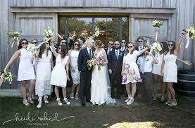 Willow Creek Winery Summer Wedding Cape May New Jersey Winery Wedding Venue Fun Bridal Party Vineyard Wedding Venue