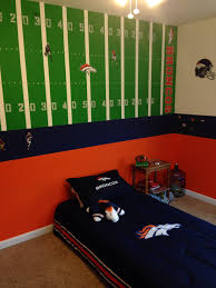 Denver Broncos Room Minus The Field On The Wall Denver Broncos Room Home Broncos