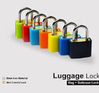 Pengunci Lock Mini Kunci Koper Pengaman Wadah Barang Bag Anti Maling