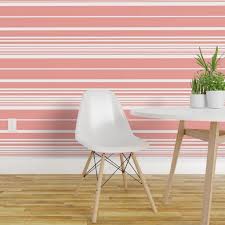 Papel de Parede náutico listras rosa - Papel de Parede | Conspecto