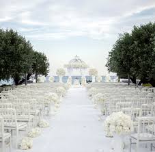 White Outdoor Wedding Ceremony Modwedding Outdoor Wedding Ceremony White Wedding Decorations Luxury Wedding Venues