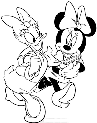 Download this adorable dog printable to delight your child. Minnie Mouse And Daisy Duck Coloring Pages In 2021 Mickey Coloring Pages Disney Coloring Pages Minnie Mouse Coloring Pages