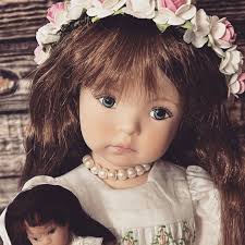 One of my favorite Dianna Effner face sculpts, Wednesday Morning. She is a  full porcelain handcrafted Eyes of Texas Dolls with coordinated ensemble.  DollArtist:#BrendaMize #EyesofTexasDolls #diannaefferdoll  Family:#DiannaEffne r ...