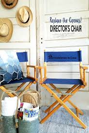 How To Replace The Canvas On A Director S Chair Directors Chair Chair Upcycle Chair