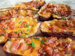 Loaded Potato Skins Simple Comfort Food Potato Skins Loaded Potato Skins Recipe Food