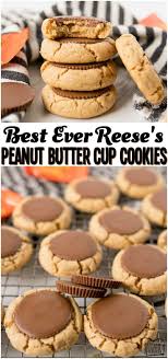 Reese S Peanut Butter Cup Cookies Are A Mega Soft Chewy Peanut Butter Cookie Bak Peanut Butter Cup Cookies Peanut Butter Cookie Recipe Cookie Recipes Unique