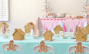 Gingerbread christmas decor gingerbread crafts gingerbread decorations xmas decorations christmas themes christmas fun vintage christmas christmas wreaths christmas ornaments. Tis The Season For A Gingerbread House Party Project Nursery