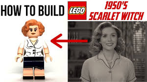 How To Build Lego 1950 S Scarlet Witch From Wandavision On Disney Youtube
