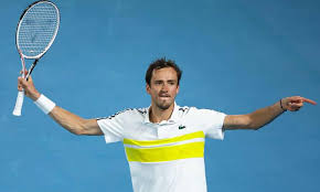 A hot start from daniil medvedev? Daniil Medvedev Blasts Past Tsitsipas To Reach Australian Open Final Australian Open 2021 The Guardian