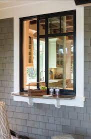 It has dual paned glass w/argon gas. Pass Through Window House Exterior Pass Through Window Window Construction