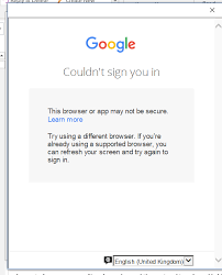 Please create a record in google calendar first, then try again.. Can T Get Past This Error Message When Trying To Sign In With Google Outlook
