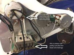 I don t think a 5 way switch is necessary for a. Need Help With Wiring Affinity Strat 20th Anniversary Back To Stock Condition Fender Stratocaster Guitar Forum