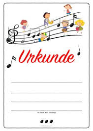 Musik hat im leben von kindern einen hohen stellenwert. 9 Urkunden Ideen In 2021 Urkunde Noten Pdf Vorlagen