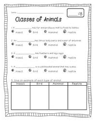 Each animal belongs to a particular class made up of creatures that resemble each other in significant ways. Animal Classification Freebie Animal Classification First Grade Science 1st Grade Science