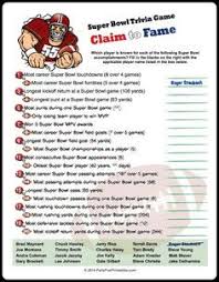 Super Bowl Trivia Multiple Choice Printable Game Updated Jan 2020 Super Bowl Trivia Super Bowl Kids Superbowl Party Games