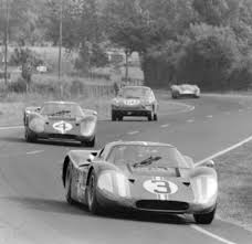 Le Mans 1967 The Two Gts Mk Iv N 3 And N 4 Driven By Andretti And Hulme At The Maison Blanche Nel 2020