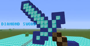A diamond is a rare mineral obtained from diamond ore or loot chests. How To Build A Giant Diamond Sword Minecraft Map