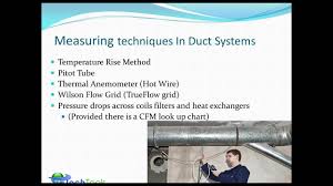 Airflow Part 2 A C System Performance Testing