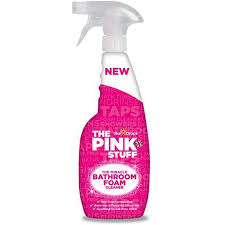 Cleaning floor tile grout pink stuff. The Pink Stuff Bathroom Foam Cleaner 750ml